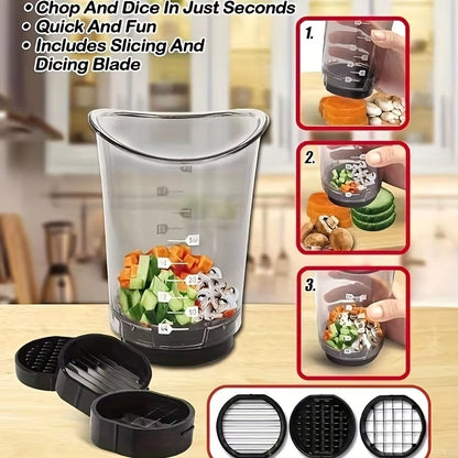 Multi-Function Vegetable & Fruit Slicer Cup